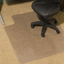 Plastic floor protector for office chairs