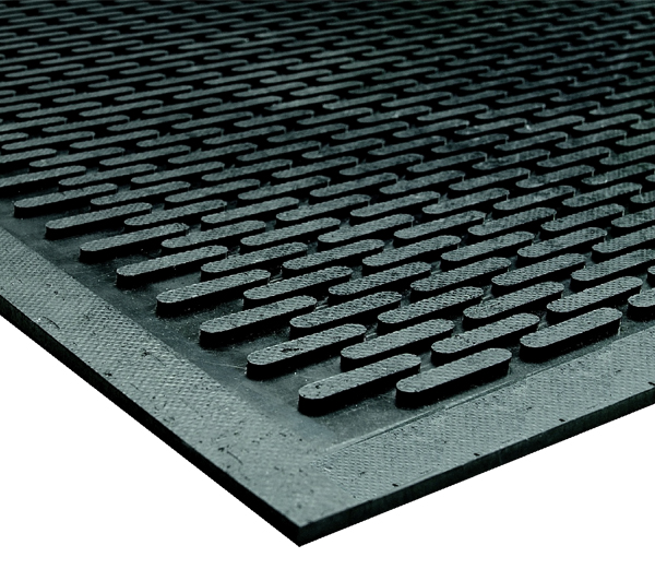Discount Rubber Scraper Mats are Rubber Door Mats by American Floor Mats