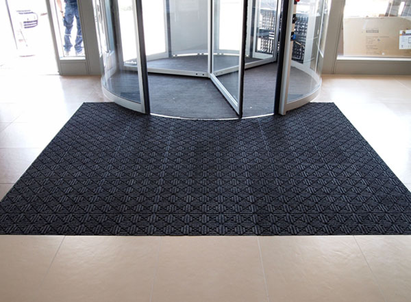 Waterhog Geometric Entrance Mat Tiles Are Recessed Floor By Waterhog Geometric Floor Tiles
