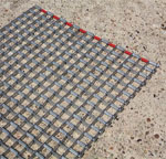 Plastic floor protection mats