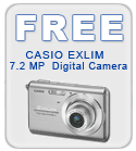 FREE CASIO EXLIM 7.2 MP Digital Camera