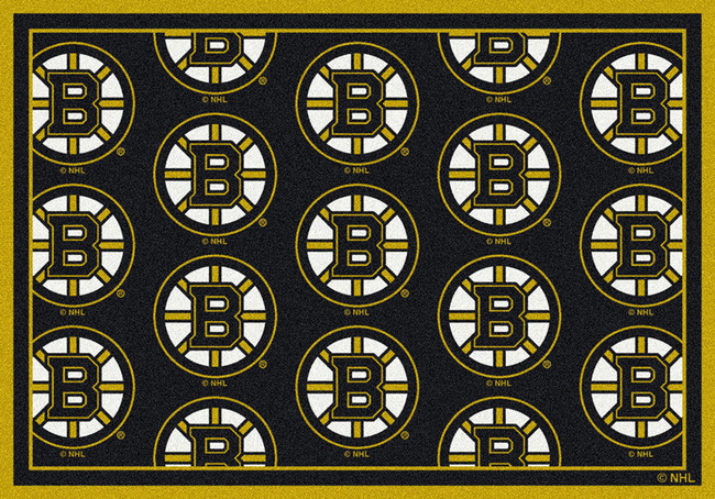 Nhl Team Repeat Sports Rugs American Floor Mats Nhl Boston Bruins
